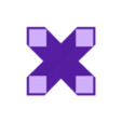 X.stl Alphabet 360°