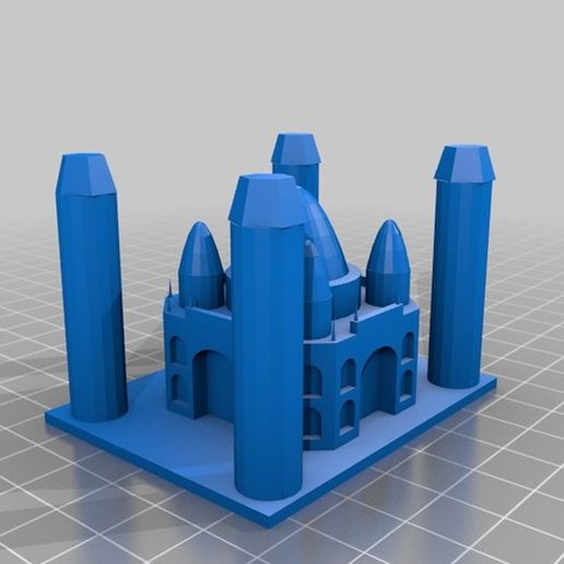 blue mosque 3D model