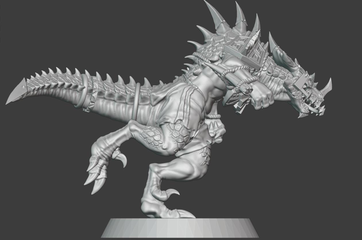 Football Lizard Descargar archivo STL FANTASY FOOTBALL LIZARD BLOCKER 4 • Diseño ...
