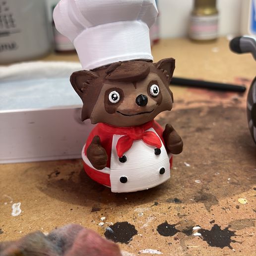 Overcooked - Racoon Chef and Wheelchair