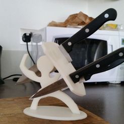IMG-20230321-WA0007.jpg STL file Shield man Knife Holder・Model to download and 3D print