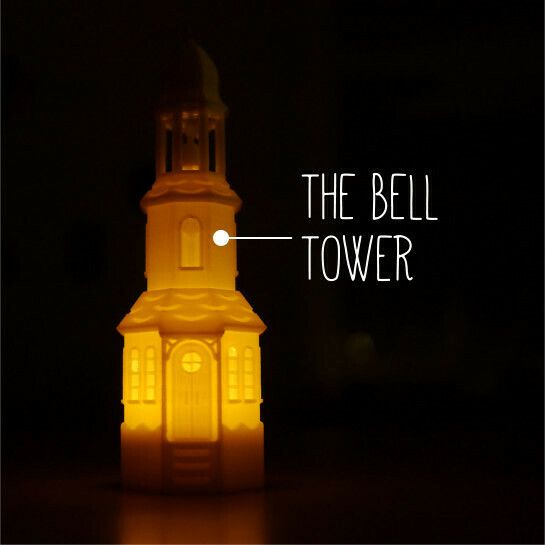 thebelltower.jpg STL file Tealight Winter Village・3D printer model to download, tone001