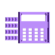 calcuino_keyboard.stl Calcuino keyboard (TM1638 keyboard and display module)