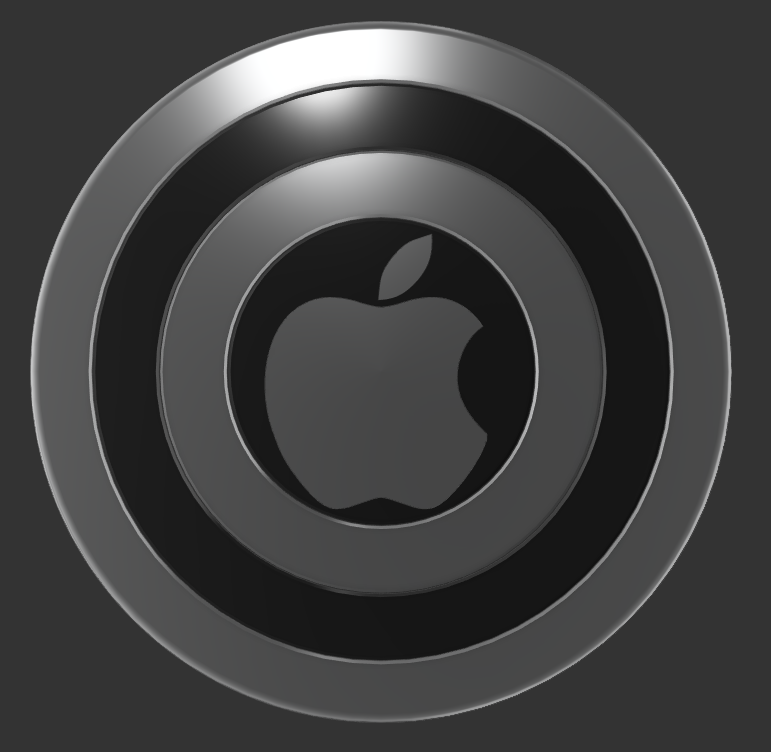 Download Free Stl File Apple Shield • Model To 3d Print • Cults