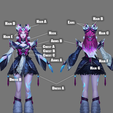 AhriSM00.png Accessories Ahri Snow Moon League of Legends STL files