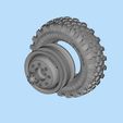 6.jpg Mold RC Truck tire Rims and Tire files 3D print
