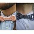 Cults-1.jpg Bowties V2 (thorns or honeycomb shape) - necklace fully printable
