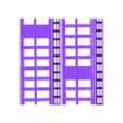 28mm_roof 8.stl Large modern factory with glazed shed roof, multiple accesses, and brick walls (10) - Modern WW2 WW1 World War Diaroma Wargaming RPG Mini Hobby