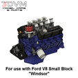 04.png Weber Intake and Stacks in 1/24 for Ford V8 Small Block
