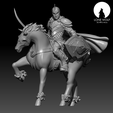 4.png Cimillon - The Aes Sidhe Hero Male (Mounted, with helmet )