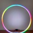 IMG_9453.jpg LED RGB DESIGNER CIRCLE RING LIGHT LAMP - App & Music Controlled