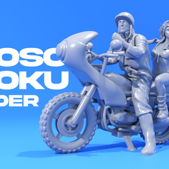 preview1.png Fichier 3D Bosozoku Rider・Modèle à télécharger et à imprimer en 3D