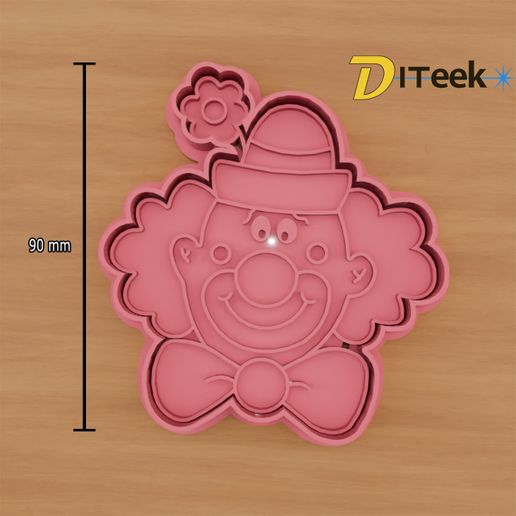 Payaso-01.jpg Clown mit Stempel Ausstecher