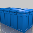 465abd14-0d1d-49f7-9a43-2468c6e4b5e9.png Free 3D file Sci Fi Modern Boxes, Barrels and Palette truck・3D printable object to download