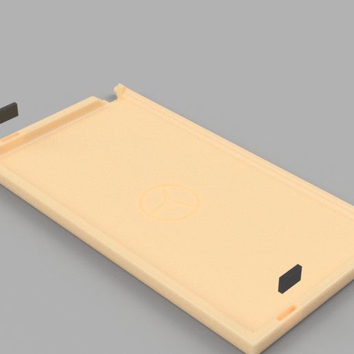 CLK W209, W203 sun visor mirror cover