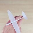 20231108_155731.jpg Small Indoor Glider V-Tail Airplane