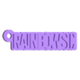 RAINBVOWSIX.stl Rainbow Six logo keychain
