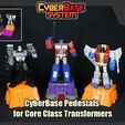 CyberbasePedestals_FS.jpg [CyberBase System] Pedestals for Core Class Transformers
