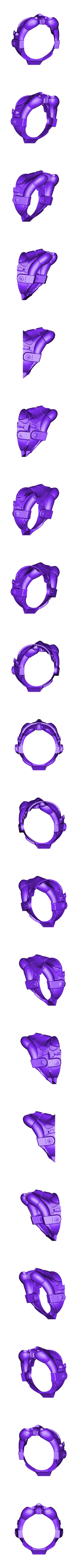 2mm_walls_hollow_open_neck_front.stl Tie Fighter Pilot Remix - Large Printers Only
