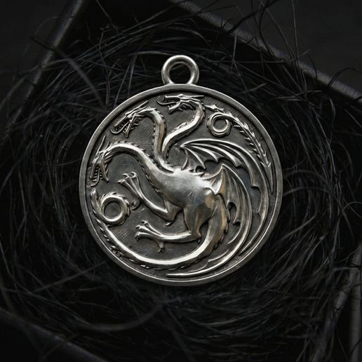 Dragon "Three-Headed Emblem Pendant"