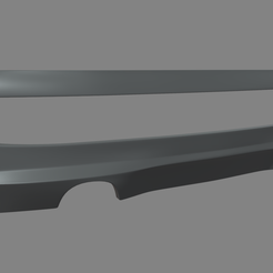 Rear_Bumper_Custom_Render_01.png Fichier STL Pare-chocs arrière // Design 03・Design pour imprimante 3D à télécharger