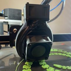 Ender 3, 3 V2, 3 pro, 3 max, dual 40mm axial fan hot end duct / fang. CR-10, Micro Swiss direct drive et compatible bowden. Aucun support nécessaire pour l'impression