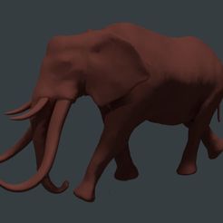 93af242d37ad1736ba4bbce881b2c19d_display_large.jpg Fichier STL gratuit Gomphothere éléphant avec 4 défenses・Objet à télécharger et à imprimer en 3D