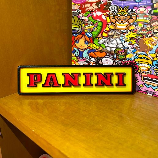 👽 Panini Logo・ STL File for 3D printing・Cults