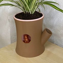 test.jpg Archivo STL gratis Log & Squirrel - Jardinera de autorriego・Plan imprimible en 3D para descargar