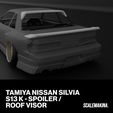Cult3D_Nissan-Silvia-S13-K_Spoiler-RearVisor_1.jpg Roof visor & Spoiler - Nissan Silvia S13 K