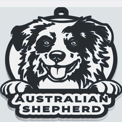 australian-tinker.png Archivo STL gratis Llavero de Australian Shepherd・Objeto para impresora 3D para descargar
