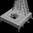 17.jpg Nasa Saturn V Rocket and Launch Pad Apollo 3D model, file STL OBJ for 3D Printer