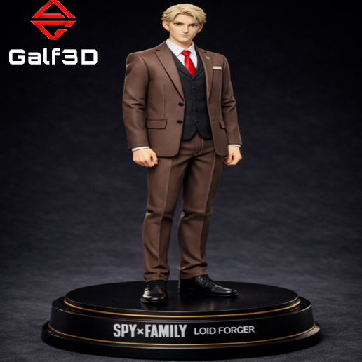 🕶️🧠 Loid Forger - Spy x Family - 3D Figure - Secret Agent 🧠🕶️