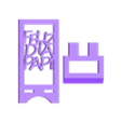 portacelu FELIZ DIA PAPI.stl Archivo STL Porta celulares para el día del padre・Diseño imprimible en 3D para descargar