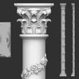 18-ZBrush-Document.jpg 90 classical columns decoration collection -90 pieces 3D Model