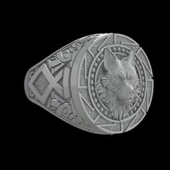Screenshot-2023-09-30-144357.png Archivo STL nordic wolf ring・Diseño de impresión en 3D para descargar