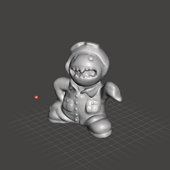 lapin02.png OBJ file Fan art Garden Gnome・Model to download and 3D print, AscensionX