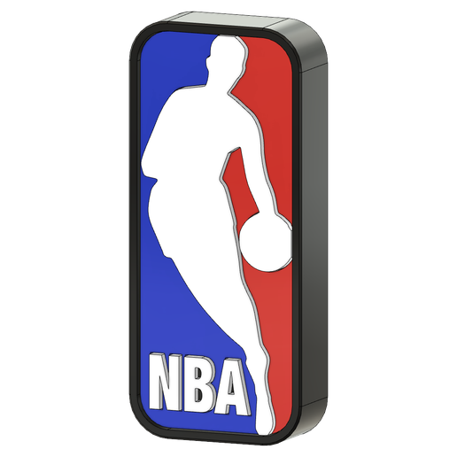 NBA Logo for the Wall 3D model