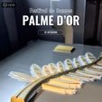 Palme-d'or-Art3Dchoix-bambulab.jpeg PALME D'OR Cannes Festival "Palm Gold" by Art3Dchoix