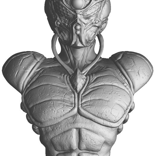 19.jpg Guyver 1991 Büste. 3d druckbare STL