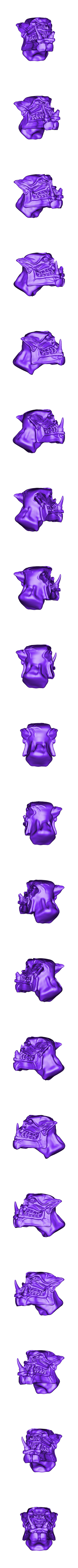 ork_head.stl testa di orco 2
