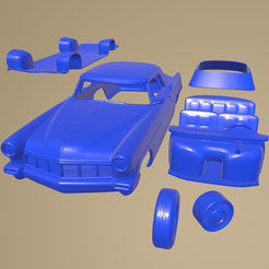 b16_005.png STL file Lincoln Continental Mark II 1956 PRINTABLE CAR IN SEPARATE PARTS・Design to download and 3D print