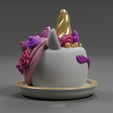 Cake_Paint_005.png Cake in unicorn style