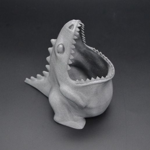 DSC_9200.jpg Download STL file Dinosaur gluttonous pencil holder • 3D printable object, Hom_3D_lab