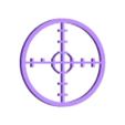 Cross Hairs 1 v2.stl Crosshair Keychain Accessory