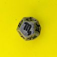 yellow-8.jpg Zodiac Dice / Dodecahedron