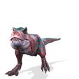 5.jpg REX DINOSAUR Tyrannosaurus Rex FOREST NATURES HUNTER RAPTOR TIGER RIGGED ANIMATED BLEND FILE FBX STL OBJ PREHISTORIC