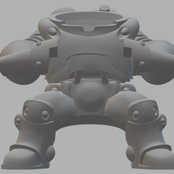 Squat-Biker-NoHead.png Free STL file SPACE DWARF BIKER NO HEAD AND NO ARMS WITHOUT SUPPORTS.・Design to download and 3D print
