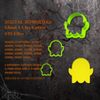 2utterlycutterlyinfographichalloween-Instagram-Post-Square.png Ghost 4 Clay Cutter - Halloween Earring STL Digital File Download- 15 sizes and 2 Earring Cutter Versions, cookie cutter