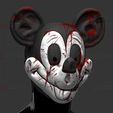 04.jpg Mickey Mouse Trap Mask - Damaged Version - Halloween Cosplay